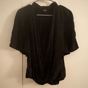 Express XL black dressy shirt